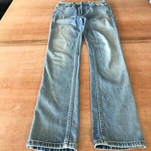 Re/Done Originals Double Needle Long Skinny Jeans Women 26 Blue High Rise 17851